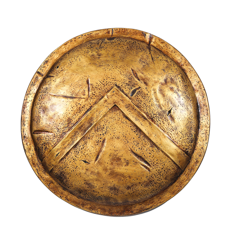 60cm Fiberglass Round 300 Movie Cosplay Prop King Leonidas Spartan Shield