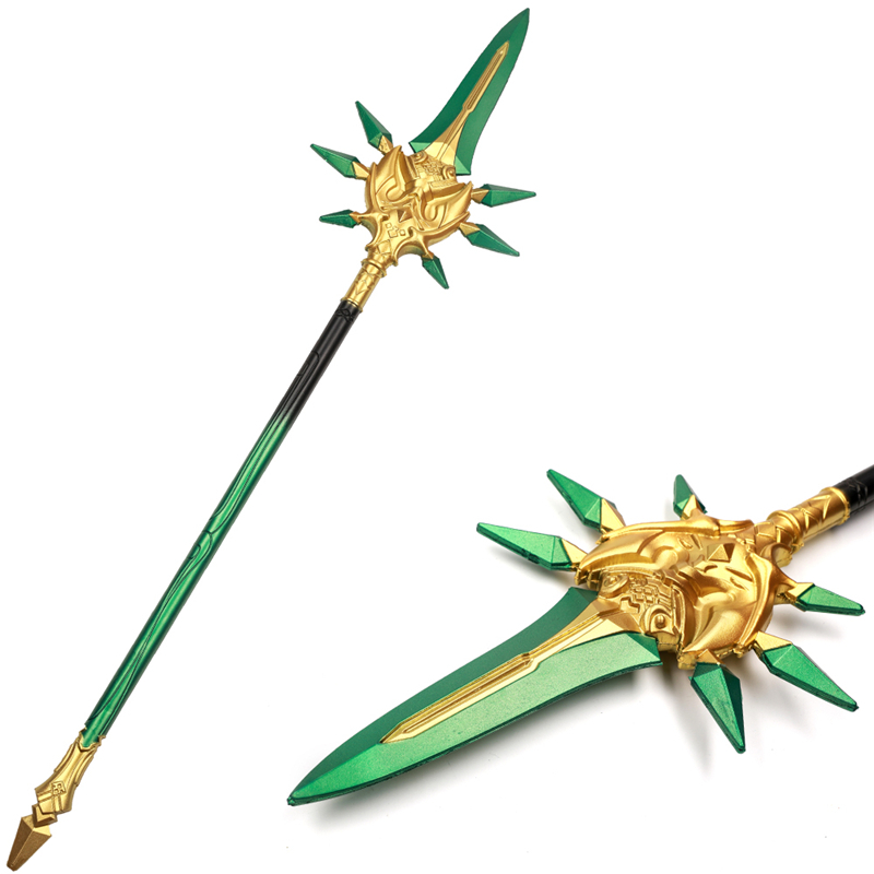 Genshin Impact Cosplay Prop Foam Primordial Jade Winged Spear