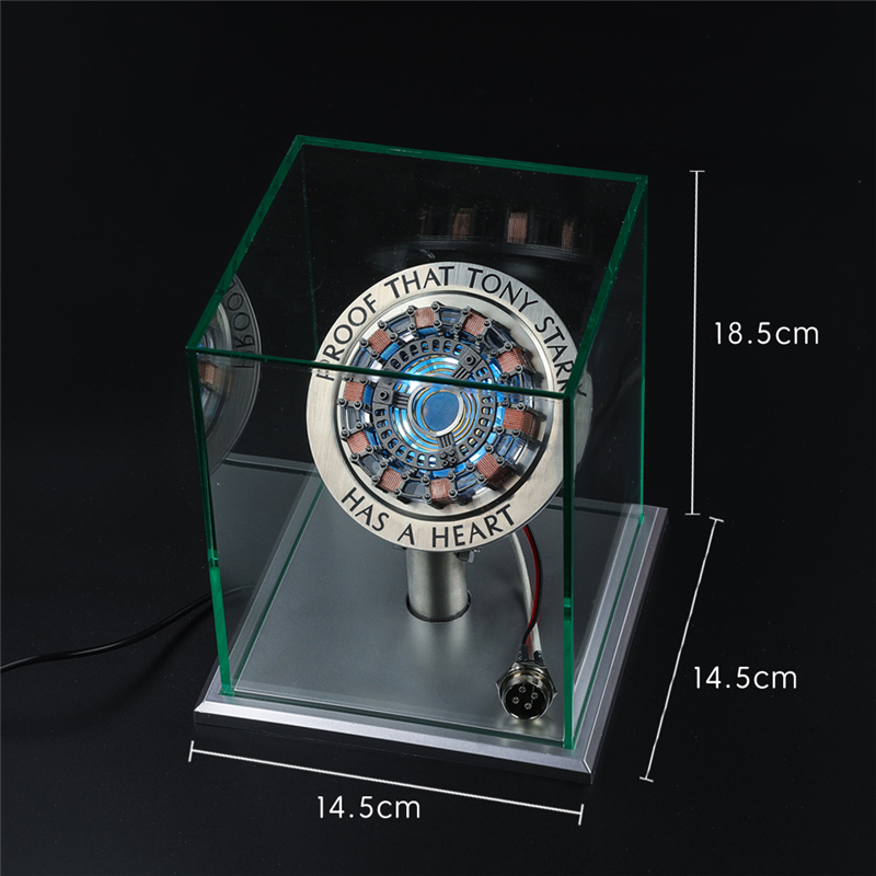1:1 Scale Iron Man MK1 Arc Reactor Heart Model With LED Light