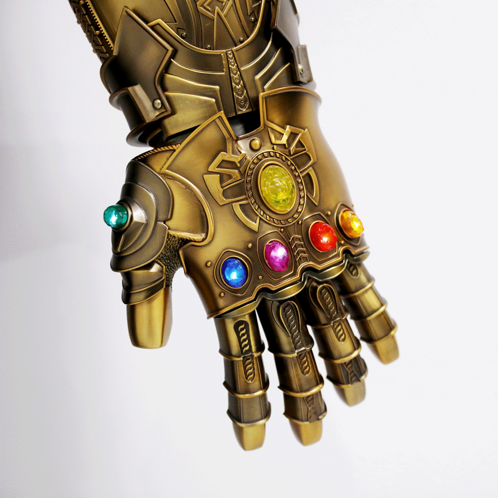 Full Metal Thanos Gloves Infinity Gauntlet With LED Light