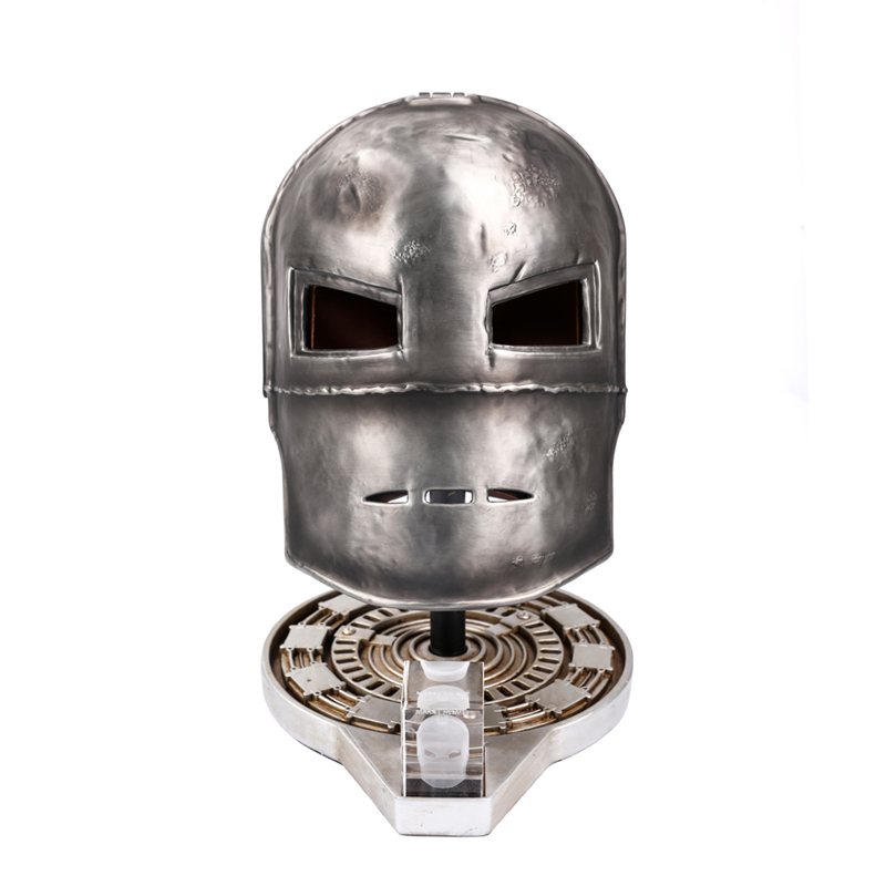 Full Metal Iron Man MK1 Helmet Wearable Statue Model