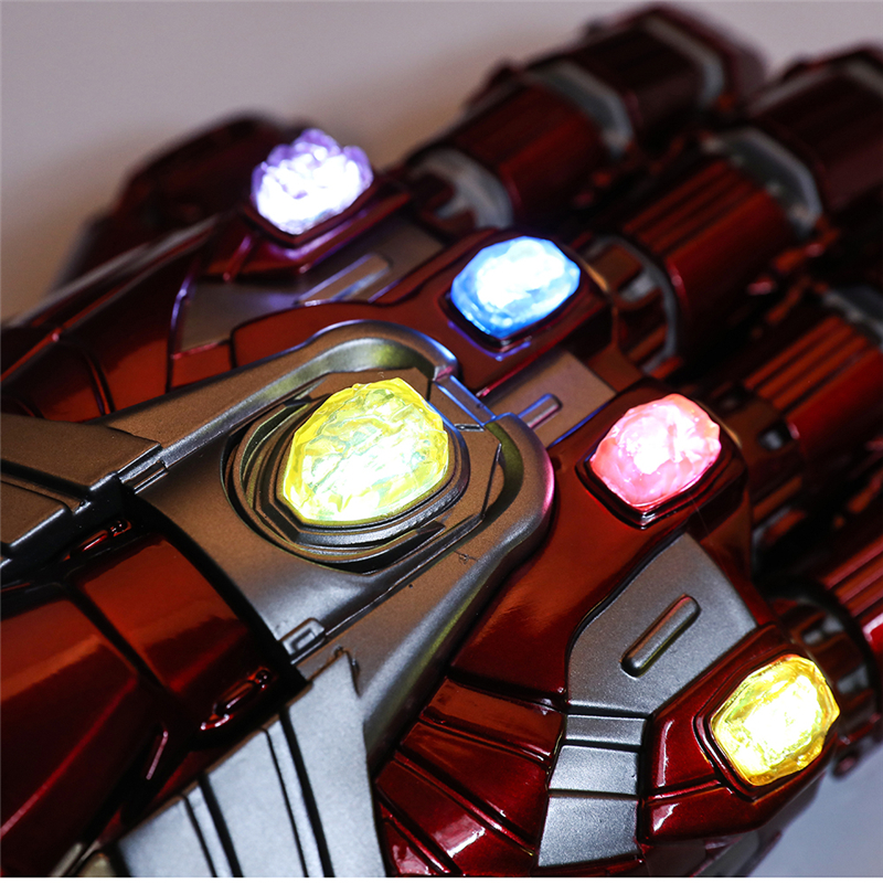 Full Metal Hulk Gloves Nano Gauntlet With LED Light