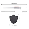 129cm Game Final Fantasy XVI Sword Real Steel Cosplay Weapon FF 16 Clive Rosfield Invictus Sword Replica