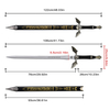 Full Size Game the Legend of Zelda Large PVC Plastic Sword Bamboo Blade Dark Link Master Sword for Children Toy