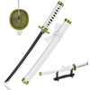 Custom 45cm Japanese Anime One Piece Roronao Zoro Weapon Replica Wado Lchimonji Real Iron Mini Katana Sword