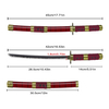 45cm Japanese Anime One Piece Cheap Weapon Dagger Roronao Zoro Sandai Kitetsu Real Steel Mini Katana Sword Metal