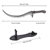 55cm Elden Ring Stainless Steel Blade Metal Weapon Replica Cosplay Prop Dagger Life Size Melina Blade of Calling Knife