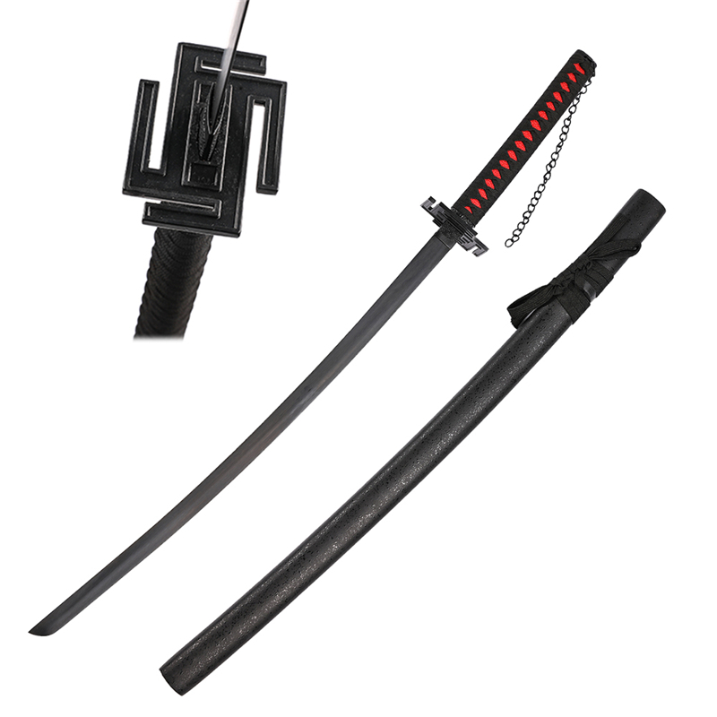 Anime Bleach Ichigo Kurosaki Tensa Zangetsu Sword Replica