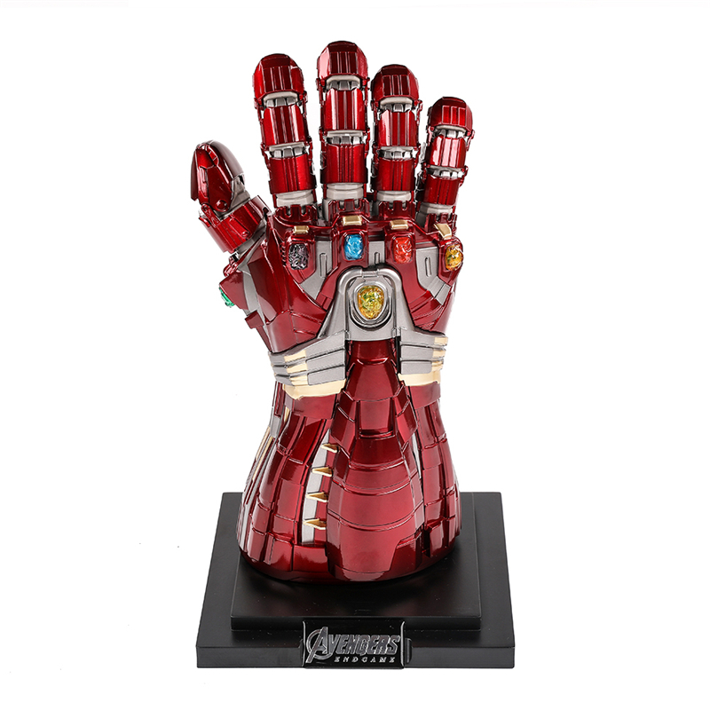 Full Metal Hulk Gloves Nano Gauntlet With LED Light